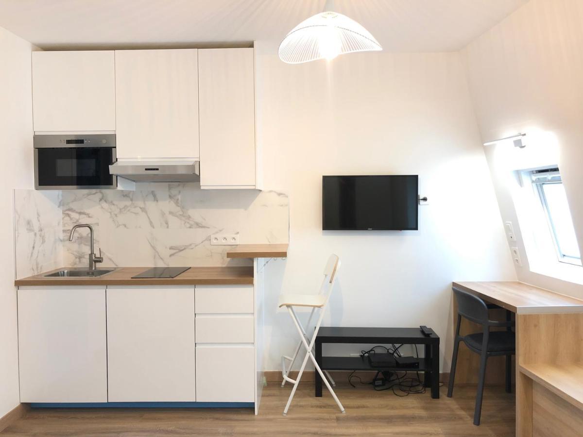 Elegance Haussmanienne, Studio Moderne Et Cosy Parijs Buitenkant foto